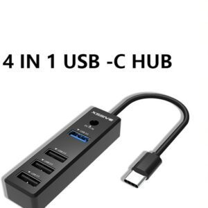 USB HUB TO USB-C - plug and play XSS-HUB3 - 4 in 1 - 4K HD